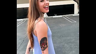Tattooed Skater Girl Vanessa Vega in Skateboarding added to Squirting in Public